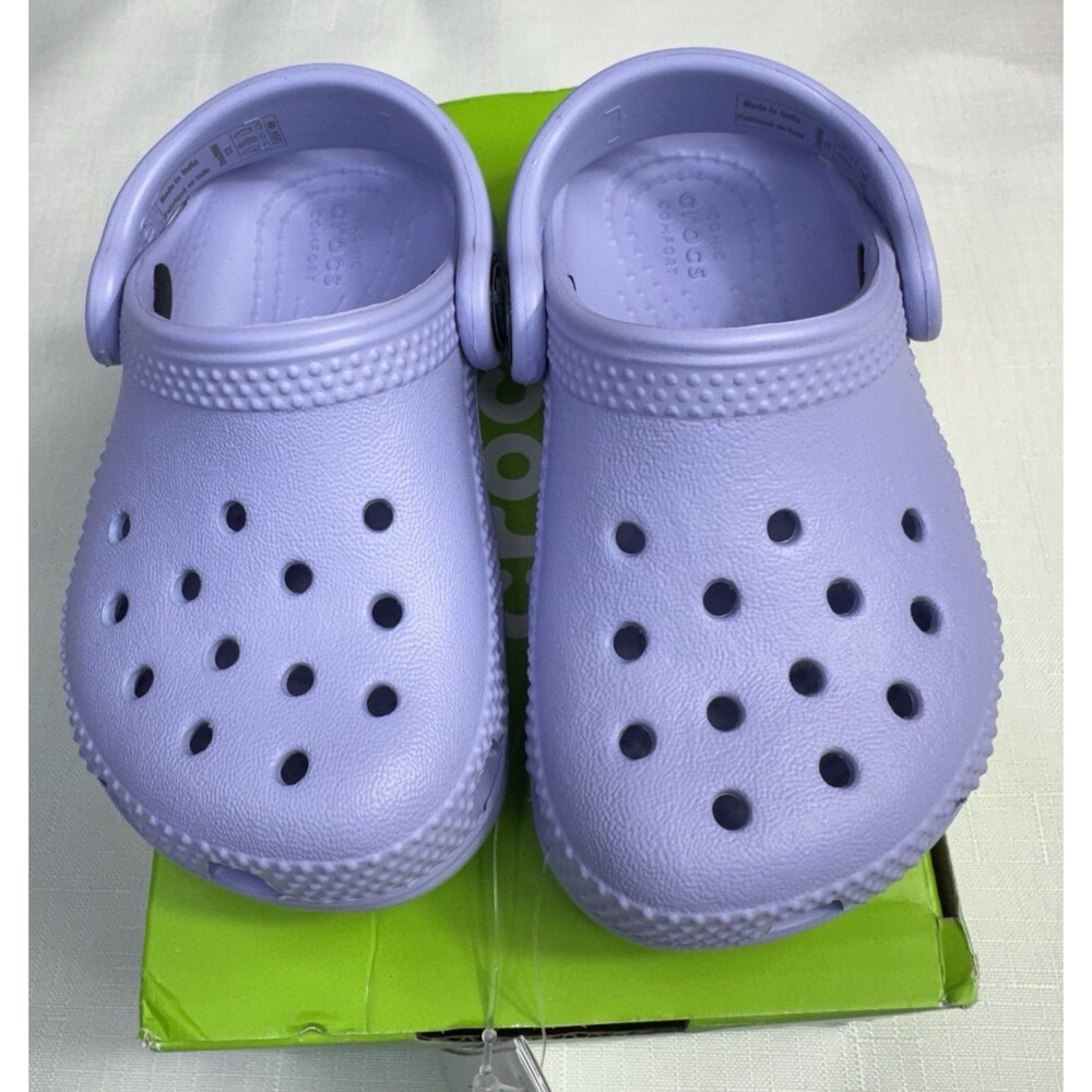 Crocs Classic Clog T Mystic Purple Toddler Size C5 206990-5BN NIB - Picture 4 of 6